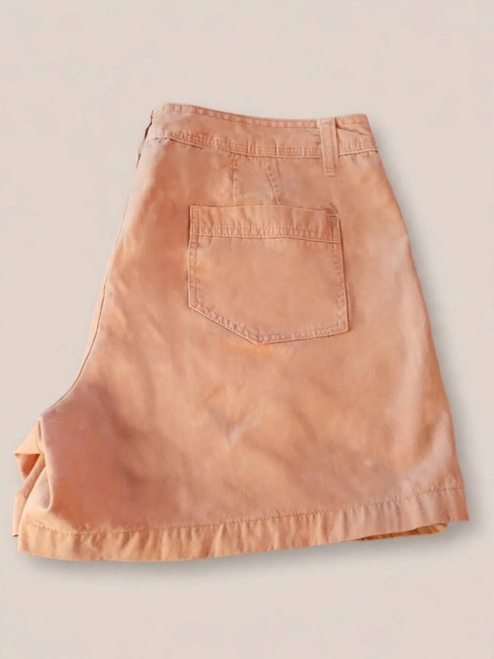 Peach colored shorts